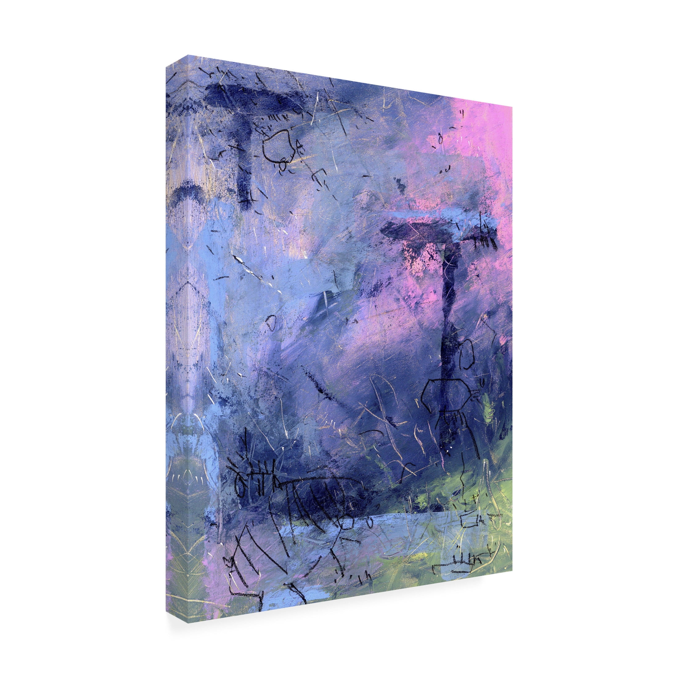 Canvas Wall Art - Randy Noble Fine Art 'Second Guide' Wall Art for Living Room, Bedroom, or Office Décor by Trademark Fine Art - 14 x 19 Inches