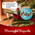 thumbnail image 5 of Colorful Baubles Ornament - Festive Hanging Holiday Decor - Shiny Christmas Tree Ornaments - Christmas Balls Ceramic Ornament - 3 Inch Christmas Tree Round Ornament - Xmas Holiday Decor ORNW0238, 5 of 5