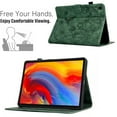 thumbnail image 6 of Case for Galaxy Tab A9+/A9 Plus 11 inch 2023, PU Leather Flip Case with Credit Card Slot Auto Sleep/Wake Kickstand Shockproof Full Body Ptotective for Samsung Galaxy Tab A9+, Green, 6 of 10