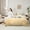 White Beige, variant on jejeloiu Autumn Fall Maples Twin Bedding Sets 7-Piece,Orange Pumpkin Flower Bedding Comforter Set,Rustic Floral Sheet Sets For Child,Ultra Soft Home Decor Reversible