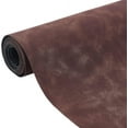 thumbnail image 1 of Rollo de gamuza esmerilada de 59 x 13,7 pulgadas, hojas de gamuza sintética suave marrón, tela de polipiel, 1 of 9