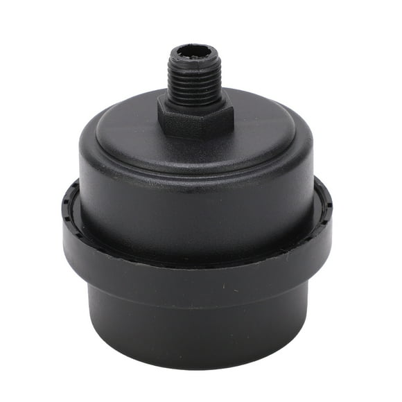 G1/4 Thread Plastic Oil-Free Muffler for Silent Air Compressors - Dust & Moisture Blocking, Noise Reduction Accessory with 55mm Top Diameter, 72mm Height, and Efficient Filter Element - Lightweight,