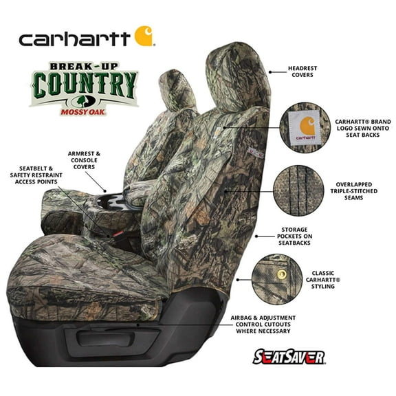 Covercraft SeatSaver Custom Second Row Seat Cover: Grey, Polycotton, 60/40 Bench Seat, 1 Pack Fits select: 2019-2023 FORD F250 SUPER DUTY, 2019-2023 FORD F350 SUPER DUTY
