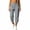 Dark Gray, variant on Womens High Rise Capri Sweatpants Elastic Waist Cuffed Joggers Wear Pants for Women