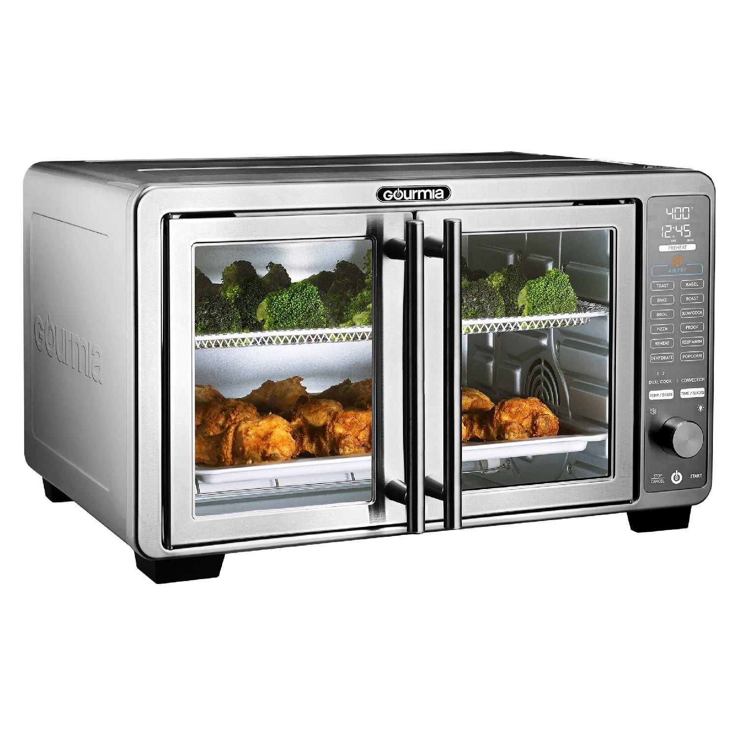 Gourmia XL 45 Quart Digital Countertop Oven with Air Fry and Temperature Probe