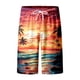 thumbnail image 4 of WILLBEST Pantalones Cortos para Hombre Pantalones de Playa para Hombre Pantalones Cortos Casuales con Estampado 3D de Cocoteros y Puesta de Sol, 4 of 4