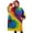 Colorful Tie Dye, variant on Oversized Wearable Blanket Hoodie,Colorful Rainbow Tie Dye Spiral Pattern Sherpa Blanket Hoodie with Super Pockets,Super Warm Fuzzy Pullover for Women & Men