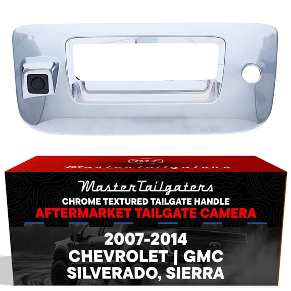 Master Tailgaters Chrome Tailgate Handle with Backup Camera for Chevrolet Silverado/GMC Sierra 07-14