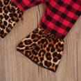thumbnail image 2 of ITFABS 2 Pieces Kids Suit Set, Round Neck Long Sleeve Top+ Flared Trousers, 2 of 6