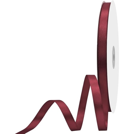 3/8 inch Wide 100 Yards Double Face Burgundy Satin Ribbon Fabric Ribbon for Gift Wrapping Very Suitable for Weddings Decoration Bouquet Balloons Arts Craft Sewing Hair Bow Invitation 3/8 inch Wide 100 Yards Double Face Burgundy Satin Ribbon Fabric Ribbon for Gift Wrapping Very Suitable for Weddings Decoration Bouquet Balloons Arts Craft Sewing Hair Bow Invitation