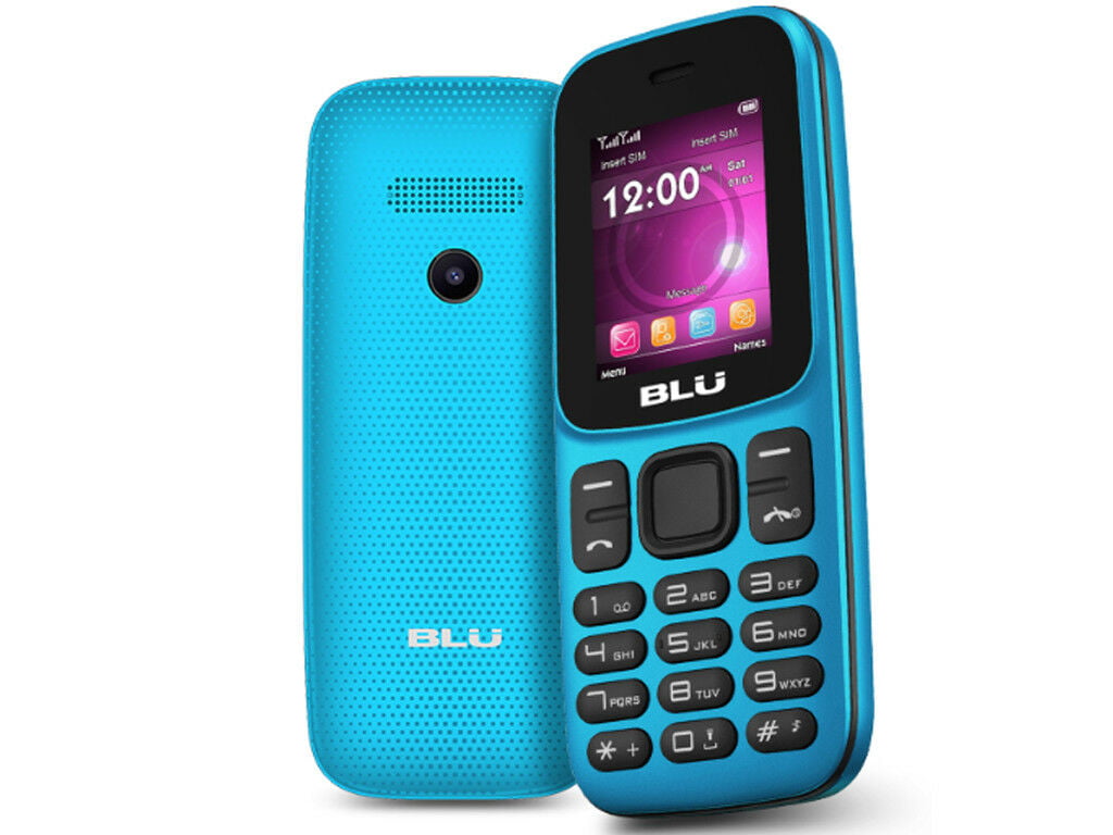 Verspilling Chirurgie drie BLU Z5 Z210 1.8" 2G Cell Phone 32MB VGA GSM Unlocked Dual SIM - Cyan -  Walmart.com