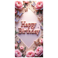 thumbnail image 6 of Pink Background Happy Birthday Banner with Peony and Butterfly Elements Party Decoration Photography Prop Backdrop for Birthday Party Supplies Celebrations Photo Booth Setup, 6 of 7