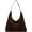 Coffee, variant on Women’s Trendy Suede Tote Bag Shoulder Bags For Women Fall Underarm Bag Winter Hobo Bag Work Purses Suede Travel Handbag