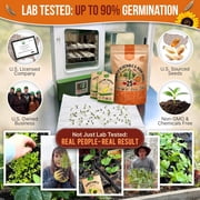 Organo Republic - 25 Summer Vegetable & Herbs Seeds Varieties - 6,820+ Non GMO Heirloom Garden Seeds