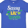thumbnail image 4 of Inktastic Saint Patrick's Day Sassy Lil' Lassie with Shamrocks Boys or Girls Toddler T-Shirt, 4 of 5