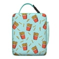 thumbnail image 5 of French Fries Lunch Bag – Potato Fries Crispy Fries Cute Tasty Snack Fries Lover Street Food I Love Fries Finger Food Curly Cheese Insulated Thermal Tote Portable Leakproof Durable, 5 of 6