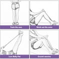 thumbnail image 5 of Koudindg Fitness Resistance Bands-6 Tube, Resistance Bands with Foot Loops, Sit Up Training Band, Fitness Pedal Ankle Puller, Pedal Puller Rope(Purple), 5 of 8