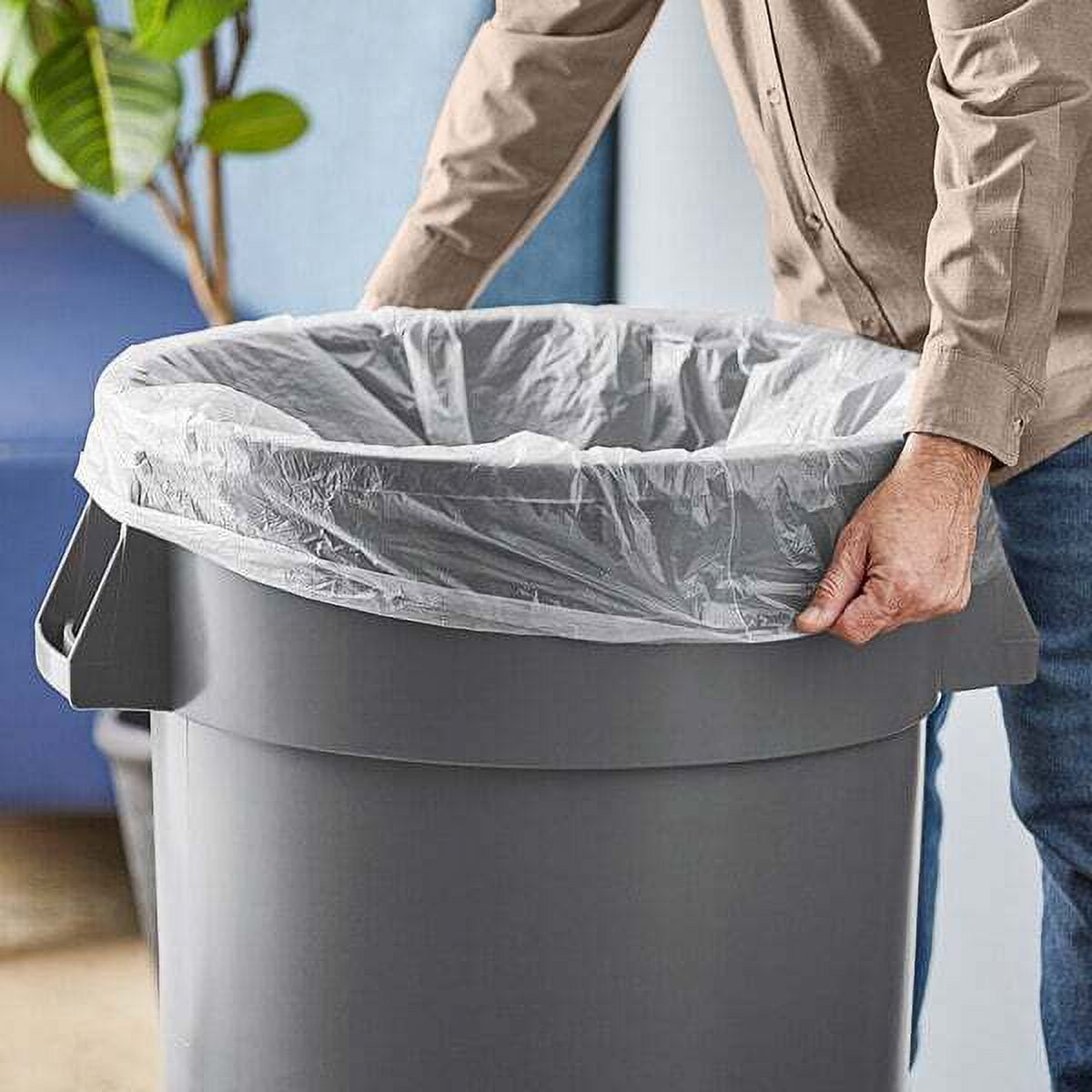 Heavy Duty 45 gallon trash bag - Can Liner / Garbage Bag (Bulk Case 250 count)