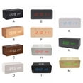 thumbnail image 6 of The Most Advanced Digital Wooden Alarm Clock With Wireless Charging Function, 3 Alarm LED Displays, Dual Functions Of Snooze, Sound Control And Snooze, Brightness Adjustable, 6 of 7