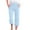 Light Blue, variant on Seductiva Women's Wide Leg Pants Women's Fashion Casual Loose Drawstring Drawstring Solid Color Large Size Three Quarter Casual Pants Beach Pants Loose Fit