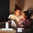 thumbnail image 3 of USB Reading Light with Clip - 3 Color Modes & 5 Brightness Levels, 500mAh Rechargeable Book Light for Bed, Travel, Tablet - Eye-Care Timer Function, White, 3 of 5