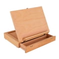 thumbnail image 2 of veasfak Chevalet de Table en Bois Ajustable, Étui de Rangement de Bureau en Bois Portable, Chevalets de Dessin Confortables et Portatifs à Transporter, 2 of 7