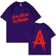 thumbnail image 1 of Camisetas estampadas Anuel AA Real Hasta la Muerte para hombres y mujeres, ropa de calle de Hip Hop, camisetas de rapero de moda, camisetas sueltas de algodón, 1 of 4