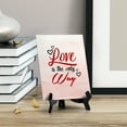 thumbnail image 3 of Love is the only Way Table or Counter Sign with Easel Stand, 6" x 8", 3 of 4