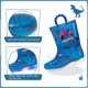 thumbnail image 3 of Botas de lluvia EUXTERPA, impermeables, iluminadas, con asas, para niños, 1, 3 of 6