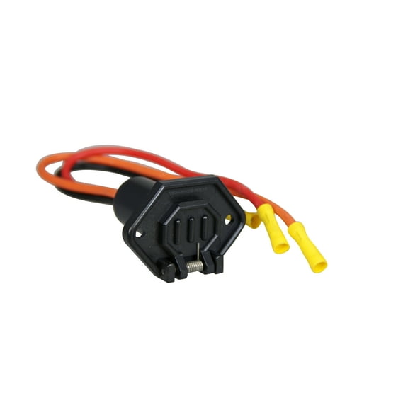 Pactrade Marine Boat Trolling Motor Female Plug Connector 3-Wire 10 Gauge 12-24V