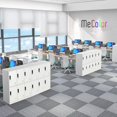 thumbnail image 2 of MECOLOR 4, 6, 9 Door Metal Office Storage Locker Cabinet, Gym School and Home Locker,Metal Locker Storage for Employee Staff or Workers(Full White,6D), 2 of 13