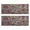 Multicolor Ethnic Patchwork, variant on Kitchen Rugs Sets Of 2,Purple Boho Tribal Birds and Meanders Pattern Anti Fatigue Kitchen Mat Rugs Non Slip Washable,Decorative Kitchen Floor Mats for Kitchen,Sink,Laundry,17"X47"