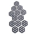thumbnail image 1 of 12 almohadillas de tracción hexagonales para tabla de surf, antideslizantes, para skimboard gris, 1 of 9