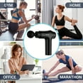 thumbnail image 3 of Gvber Massage Gun, Deep Tissue Massage,Portable massage gun,Mini Massage Gun with 30 Speeds and 6 Heads for Athletes Men Women(Black), 3 of 9