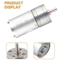 thumbnail image 4 of Jga25-370 12V Geared Motor Dc Motor Electric Gear Motor High Torque 646 Rpm, 4 of 10
