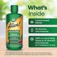thumbnail image 5 of Nature's Way Alive! Max Potency Complete Liquid Multivitamin, Citrus Flavored, Unisex, 30.4 Fl Oz, 5 of 8