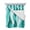 Aqua, variant on Quilts Full Size Bedding Set, Sage Green Stripes Lightweight Quilted Comforter, Retro Farmhouse Abstract Ripple Soft Reversible Bedspread Coverlet with Pillow Covers for All Season, 78" x 90"