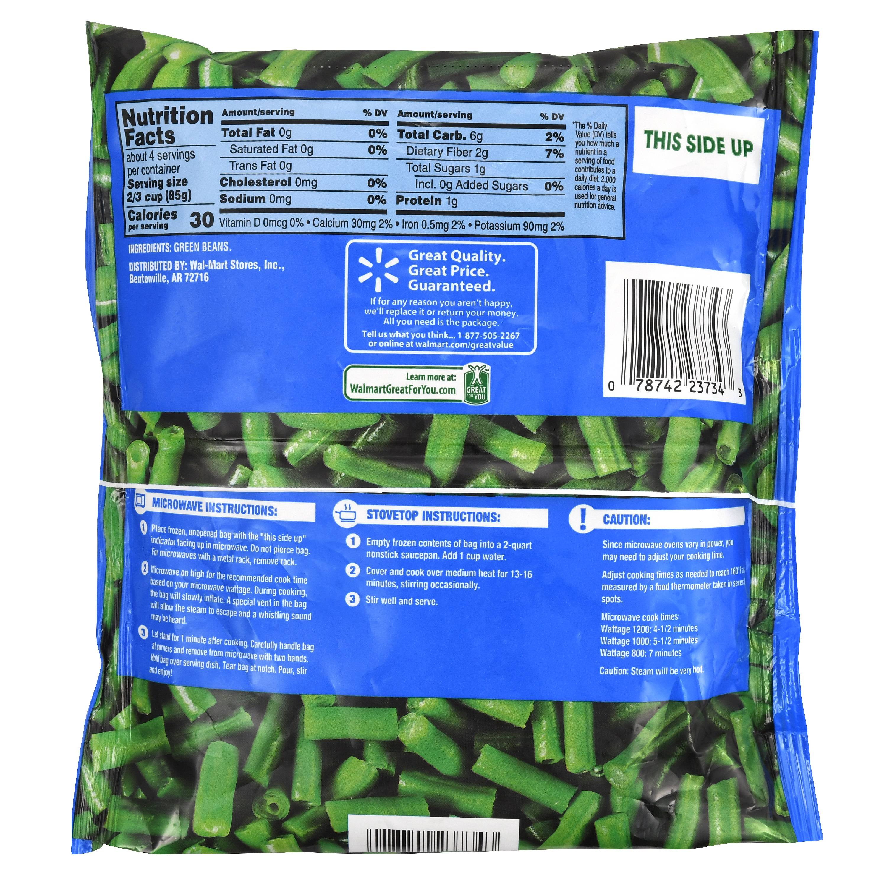 Frozen Green Beans Nutrition Facts Nutrition Pics