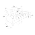 thumbnail image 3 of DHP » Canapé rembourré « Emily », Meuble pour petit espace, 3 of 9