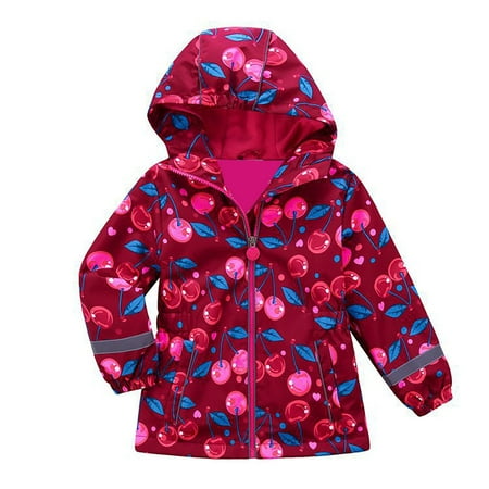 

GEZHEN Winter and Fall Toddler Girls Coat Windproof Thicken Tie Dye Coat Jacket Kids Warm Outerwear Girls Basic Jacket Casual Style Rain Jacket Fashion