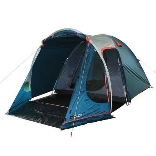 NTK INDY GT 4 to 5 Person 12.2 by 8 Foot Outdoor Dome Family Camping Tent  100% Waterproof 2500mm, European Design, Easy Assembly, Durable Fabric Full  