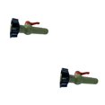 thumbnail image 1 of relayinert IBC Conteneur en Plastique Robinets Réservoir On / Off Contrôle Connecteurs Raccords Barils Accessoire Remplacement des Pièces Droite 32mm 2PCS, 1 of 6