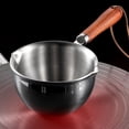 thumbnail image 6 of Gerich Pot Gravy Stainless Steel Milk Pot Small Sauce Pan Saucepan Non Stick, Saucepan 5 Ounce Silver, 6 of 10