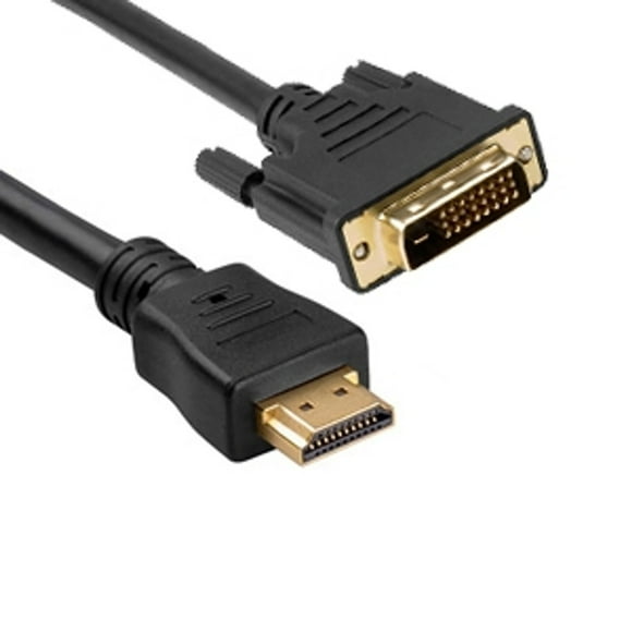 15 feet DVI (24+1 pin) to HDMI Cable (M/M)