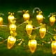 thumbnail image 5 of Guirnalda de luces LED de zanahoria de Pascua | Cable de cobre amarillo de 300 cm a pilas | Decoración navideña flexible y moldeable | Brillo cálido para interiores y exteriores, 5 of 6