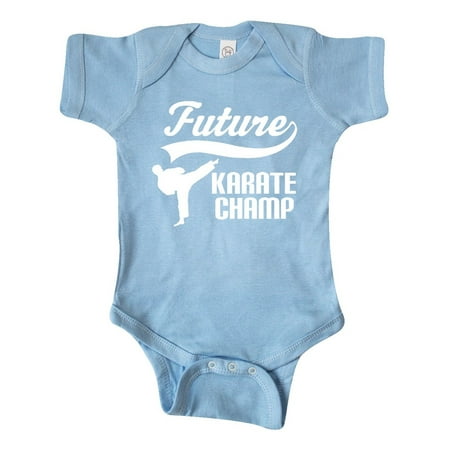 

Inktastic Future Karate Champ Gift Baby Boy Bodysuit