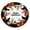 A001- Style A, variant on Scary Halloween Decorations Outdoor, Round Fitted Tablecloth with Elastic for Outdoor Dining Tables, Waterproof Tablecloth for Spooky Halloween Decor, 1 Pack