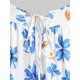 thumbnail image 3 of Vestido de Sol de Talla Grande con Estampados de Flores y Cordones Rosegal  Vestidos Estampados Tallas Grandes, 3 of 5
