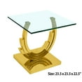 thumbnail image 2 of Canadian Crescent End Table Gold, 2 of 2