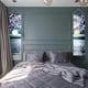 thumbnail image 2 of Tapiz de pared con borlas, diseño de paisaje de anime japonés, océano, luna, flor de cerezo, vertical, estético, 2 unidades, 2 of 7